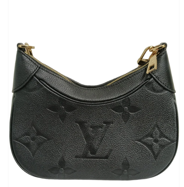 LOUIS VUITTON MONOGRAM EMPREINTE RFID BAGATELLE BLACK M46002