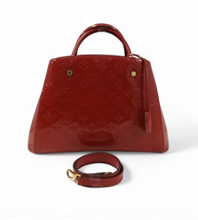 LOUIS VUITTON 2WAY Bag Red M50187 CA5104 *Handy damage* Rank B