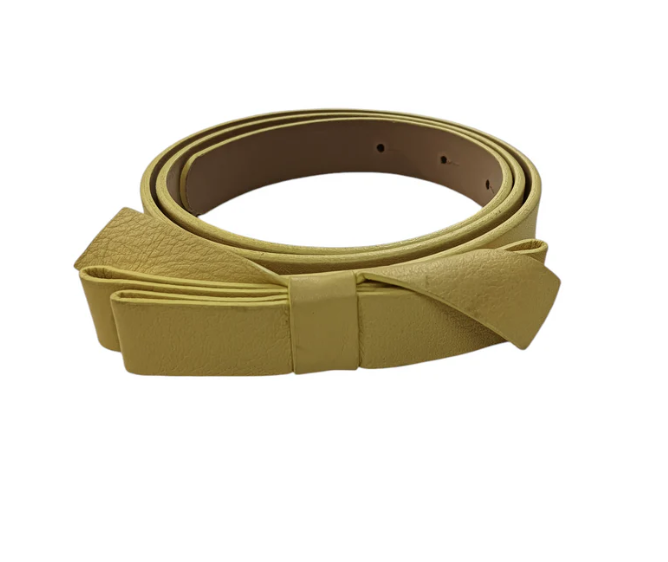 RED VALENTINO BELT RIBON YELLOW