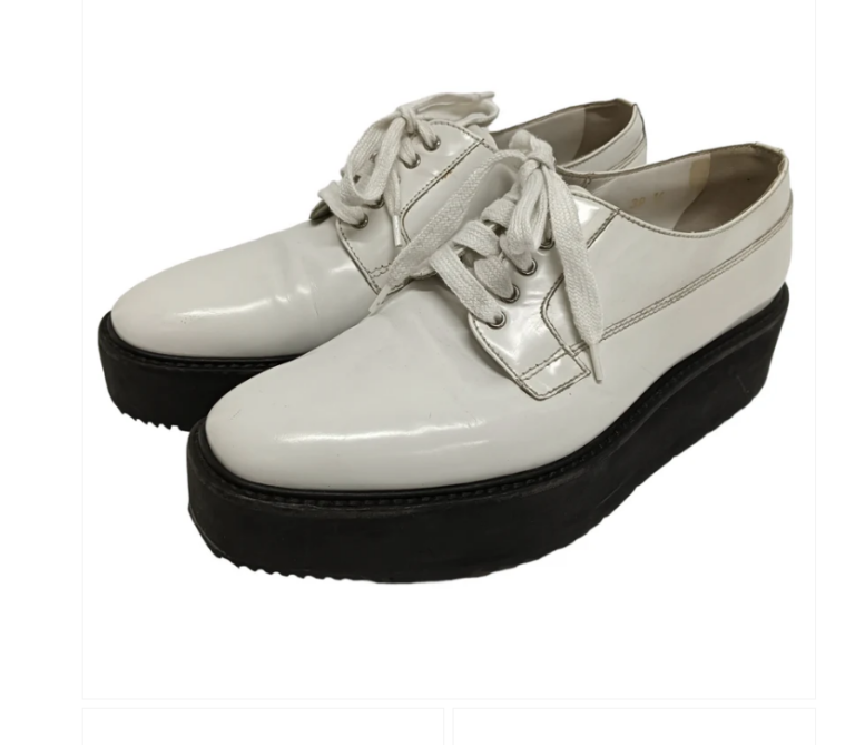 PRADA Shoes Mens Size 39.5 White/Black