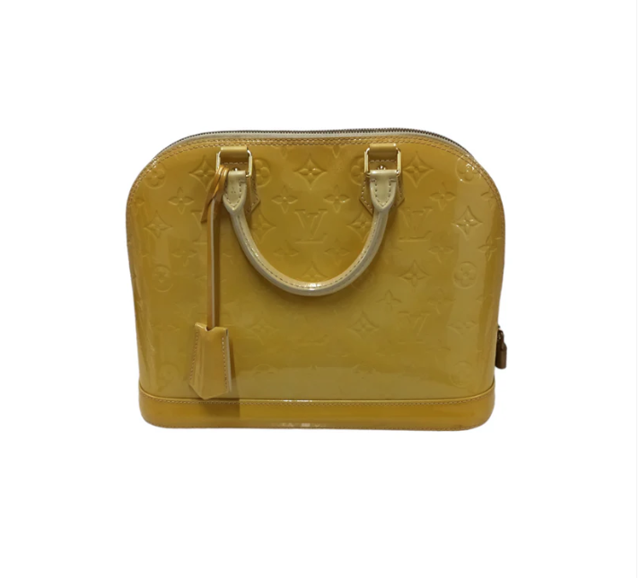 LOUIS VUITTON Handbag Yellow Rank B