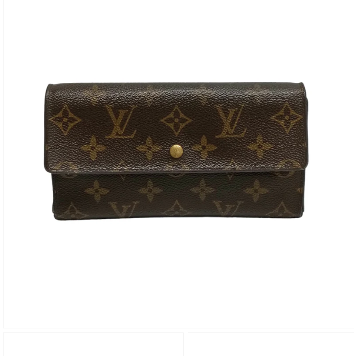 LOUIS VUITTON Long Wallet Monogram Brown M61215