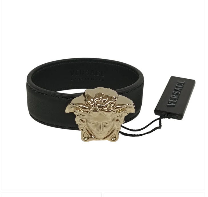 VERSACE Bracelet Rank (AB) Black/Gold