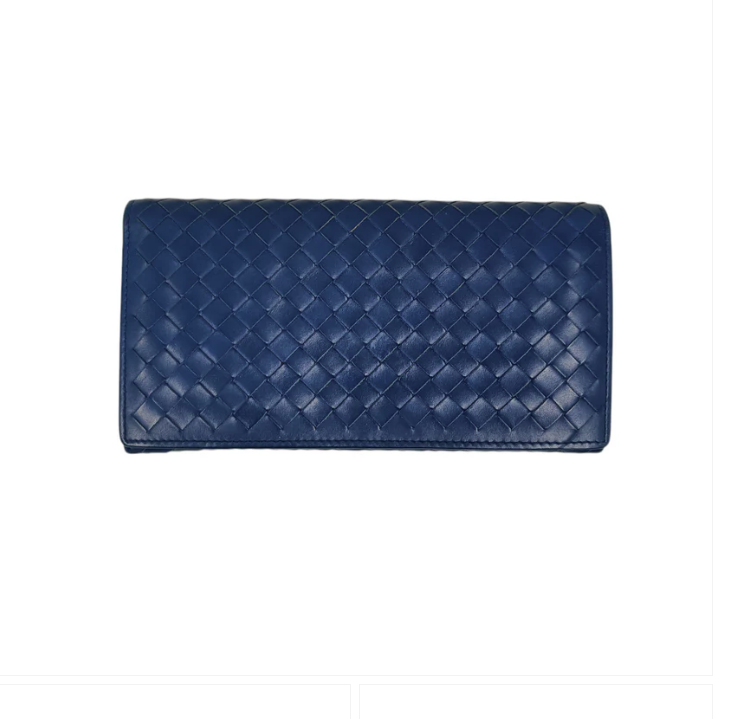 BOTTEGA VENETA Long Wallet Blue B05065715M