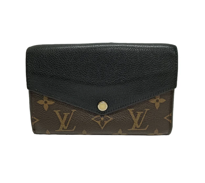 LOUIS VUITTON Wallet Monogram Brown/Black M60990