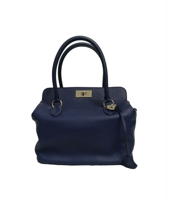 HERMES BAG NAVY R 28E
