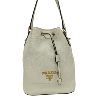 PRADA 3WAY Bag 1BE018 Rank (AB) White 31D With Box