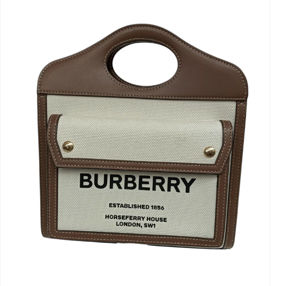 BURBERRY LONDON 2WAY BAG 80317461 Brown/Beige