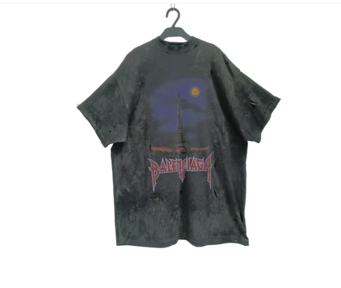 BALENCIAGA T-SHIRT SIZE 2 MENS BROWN TJ28739028