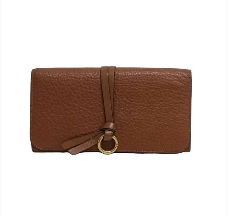 Chloe Long Wallet alphabet Brown 01-18-60-65