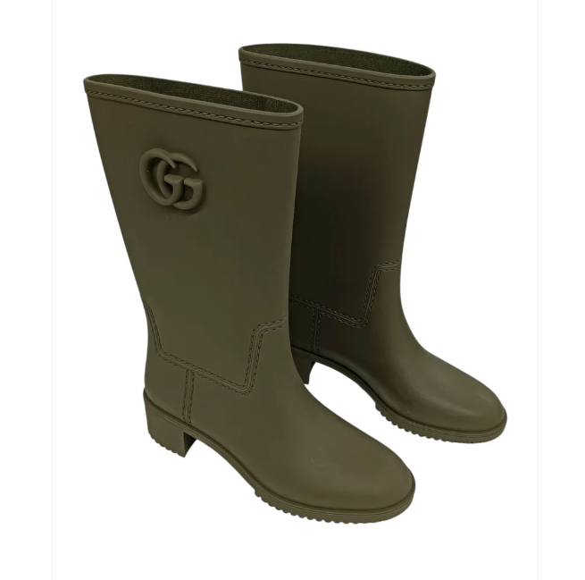 GUCCI Boots size 35 Lady’s 762700 Olive