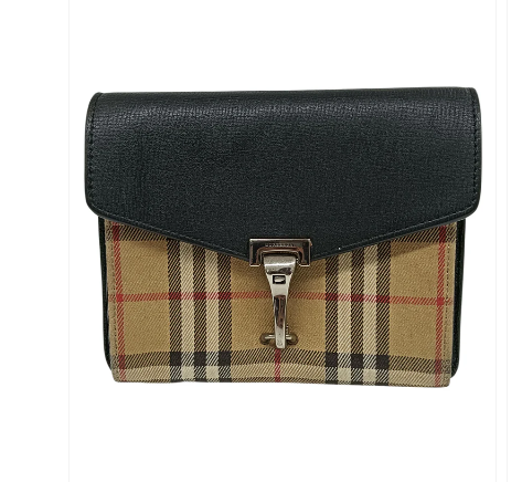 BURBERRY LONDON Shoulder Bag TISMSRL3335CAM Black/Beige