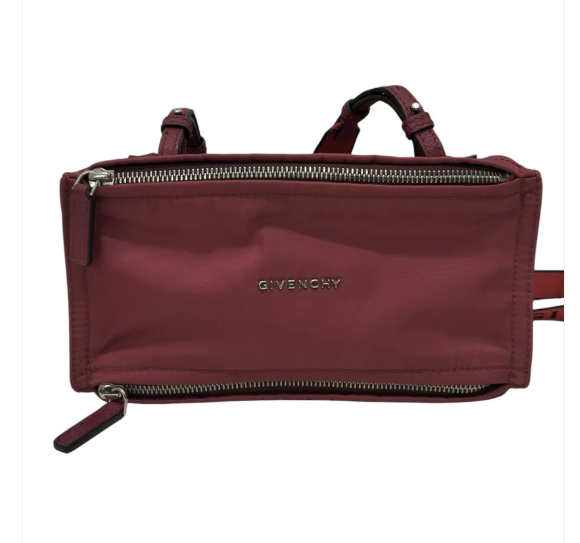 GIVENCHY SHOULDER BAG BB500QB06B 653 RED WINE STAINEF PANDORA G0138 RANK (B)