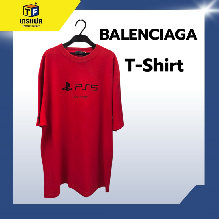 BALENCIAGA T-Shirt × PS5 🎮เมื่อแฟชั่นไฮเอนด์ โคจรมาพบกับโลกเกมมิ่ง 🕹️