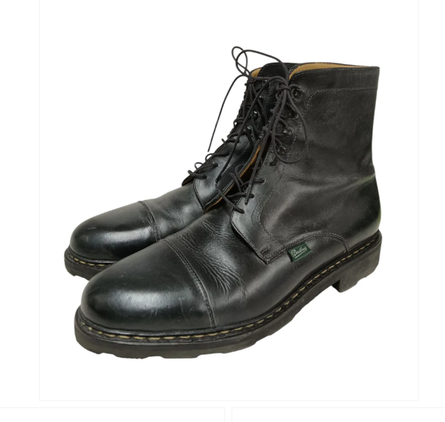 PARABOOT Boots 9 Mens Black