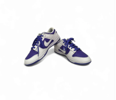 NIKE Sneaker SIZE 41 DD1391-401 Mens White/Blue *Stain* Rank B