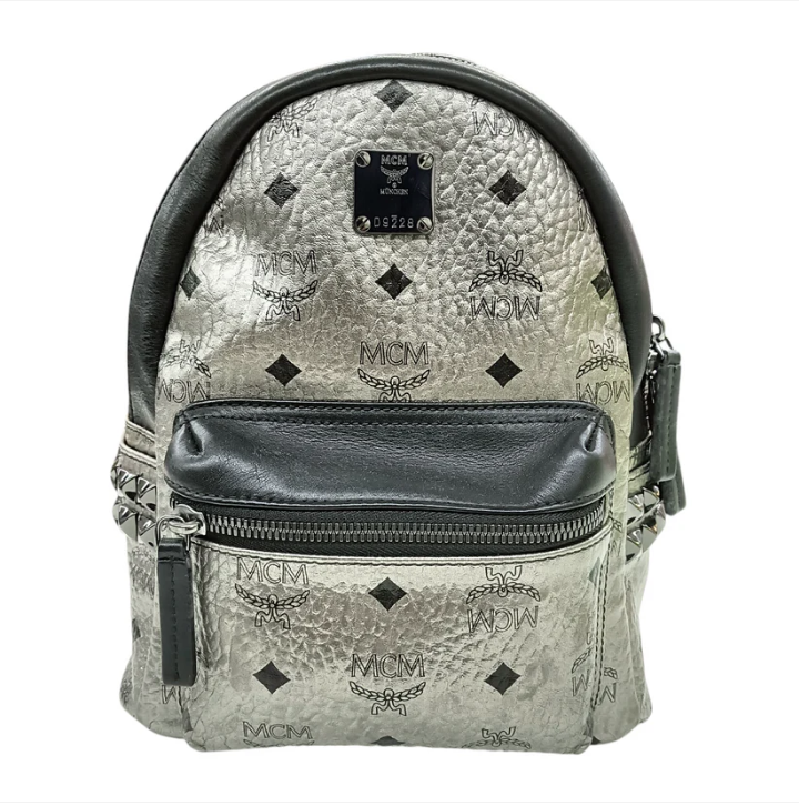 MCM Rucksack MMK5AVE47SV001 Rank (B) Silver *Scratch*
