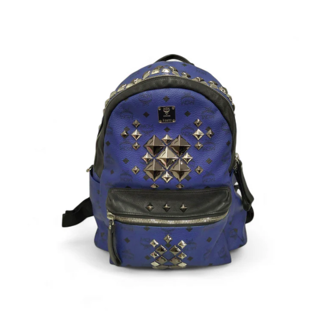 MCM Rucksack Blue MM4AVE51LM001 Rank B