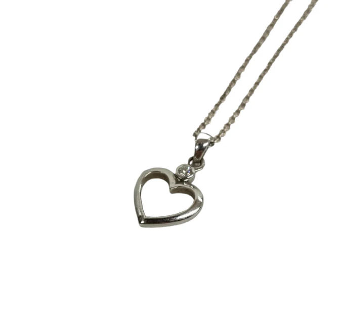 TIFFANY & CO Necklace Silver 925 heart