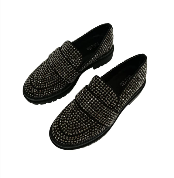 MICHAEL KORS Loafers size 5M SG22H Lady’s Black