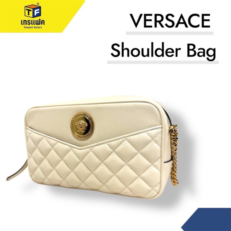 VERSACE Greca Goddess Shoulder Bag
