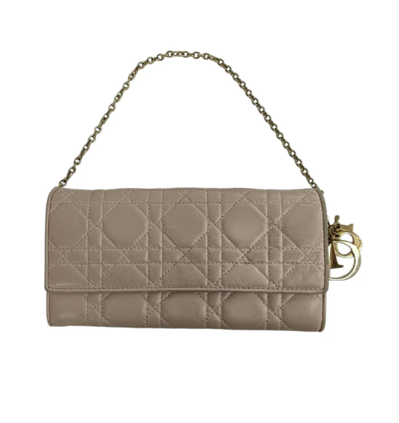 CHRISTIAN DIOR Chain wallet CAL43060P Pink