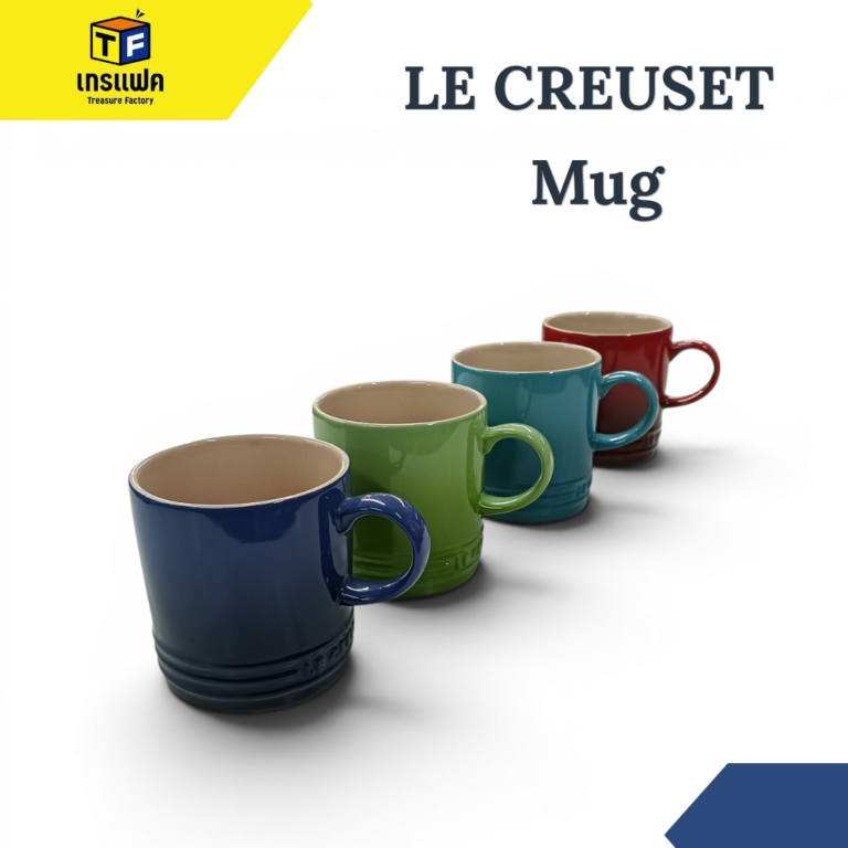 LE CREUSET Mug “โอบกอดความอบอุ่น ด้วยเซรามิกเนื้อดีในมือคุณ”