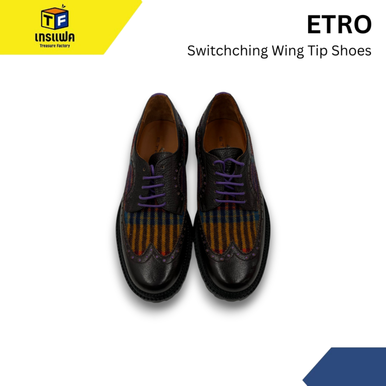 รองเท้าสุดเท่จาก ETRO Switching Wing Tip Shoes