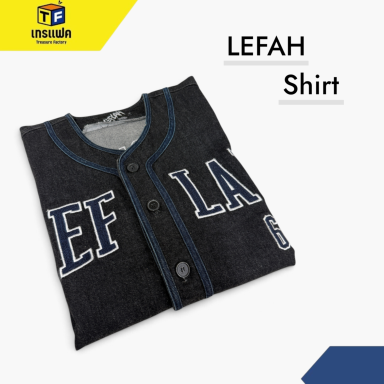 🔥 สายสตรีทห้ามพลาด! เสื้อเบสบอลยีนส์ LEFLAH 621 สุดเท่ 🔥
